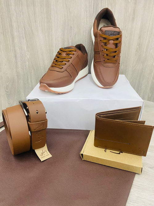 COMBO VÉLEZ ZAPATOS + CORREA + BILLETERA